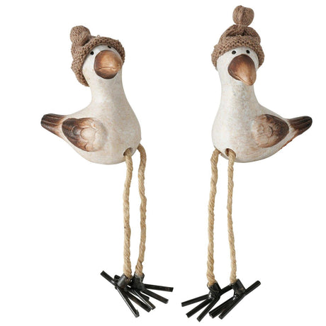 Figurka domowa Boltze Simon mewa ze zwisającymi nogami 22cm