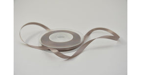 Satijnlint 10 mm x 25 mtr taupe