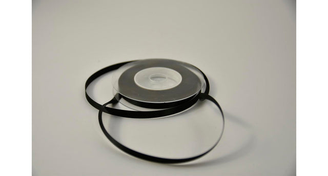 Satijnlint 10 mm x 25 mtr zwart