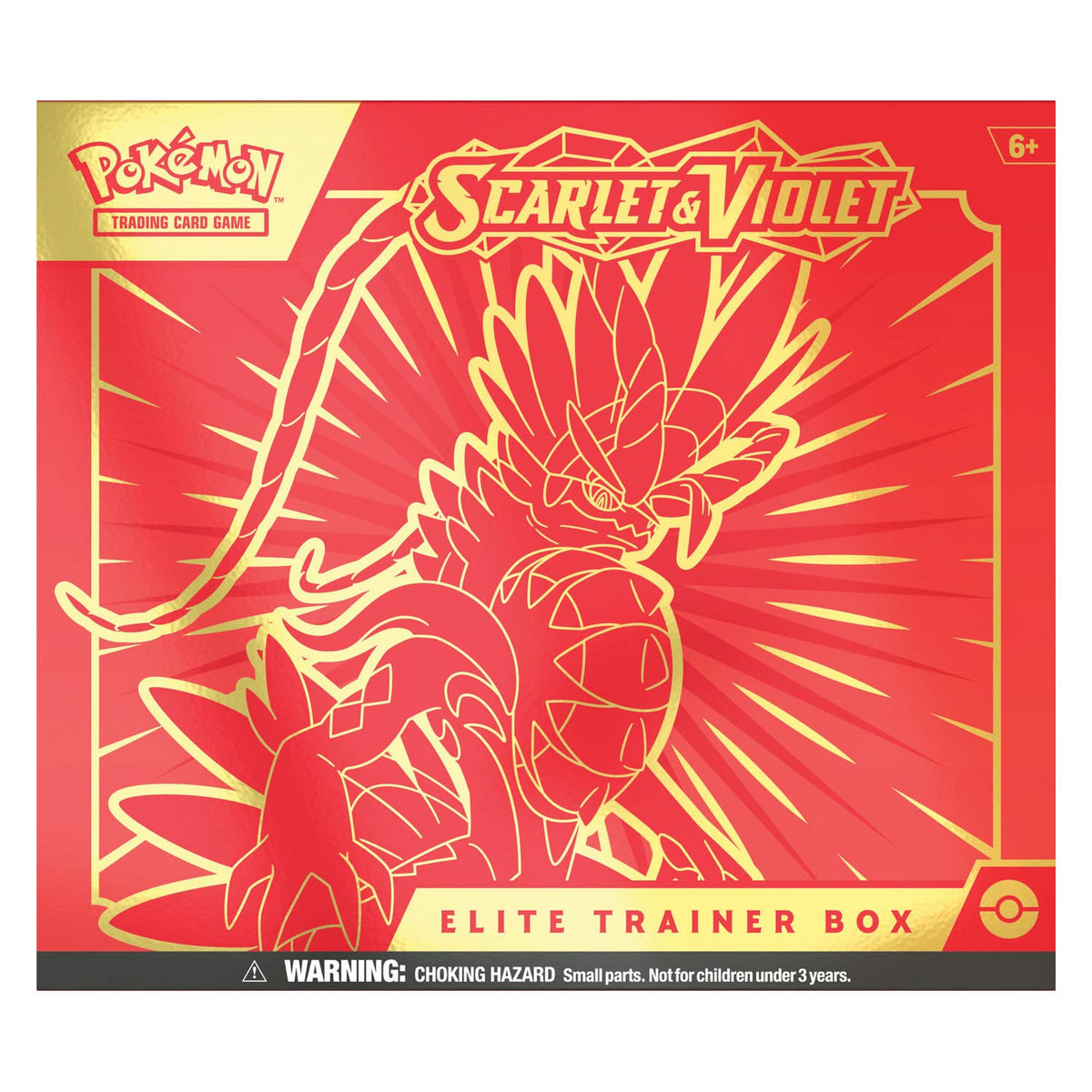 Asmodee Pokemon TCG Scarlet Fiolet Trener Box Koraidon