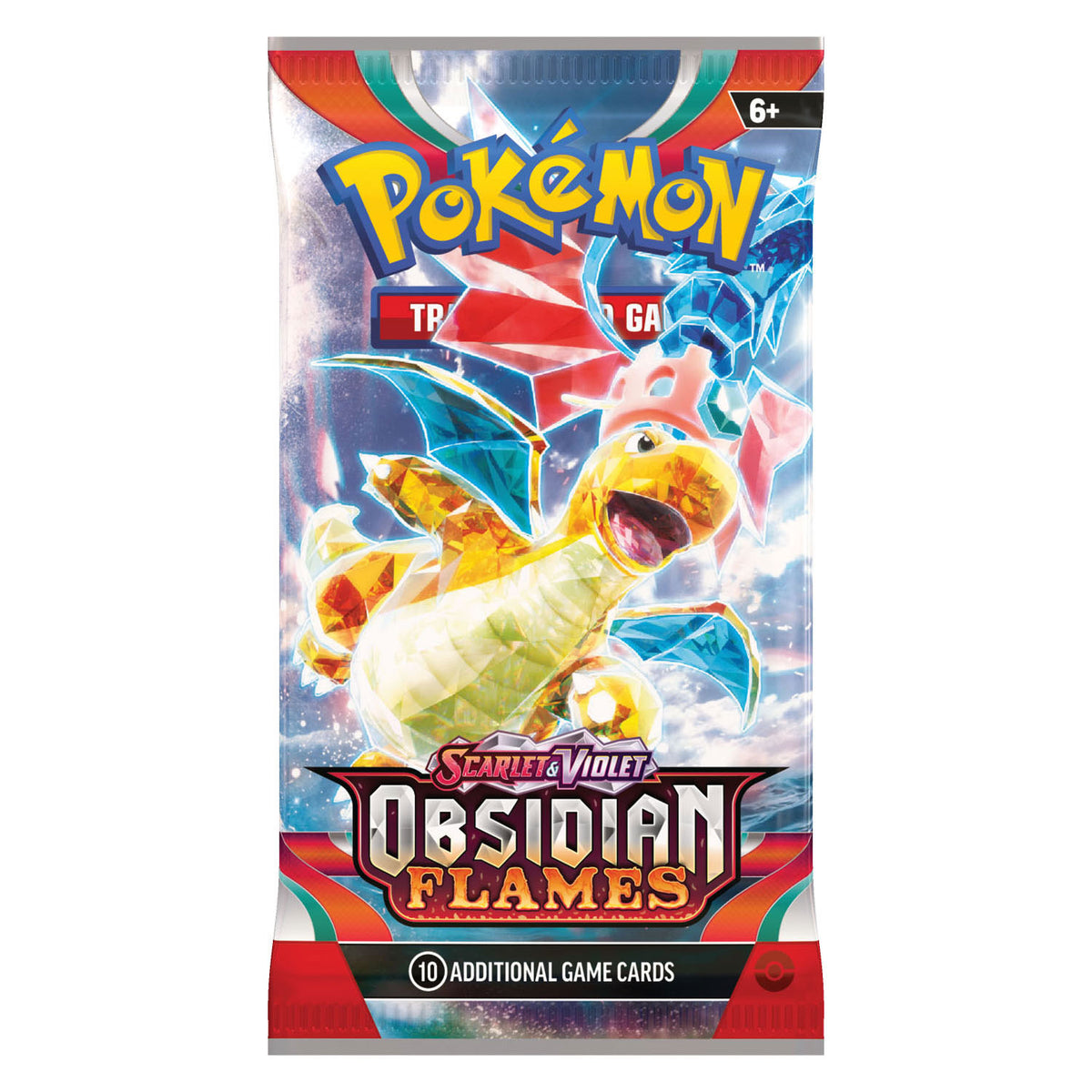 Asmodee Pokemon TCG Scarlet Violet Obsydian Flames Boosterpack