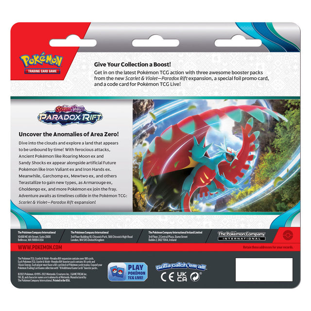 Asmodee Pokemon TCG S V Paradox Rift Booster Blister - Cetitan