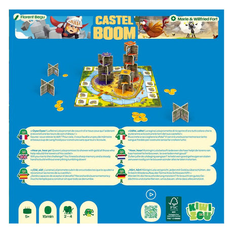 Gry Geronimo kiwizou gra planszowa castel boom