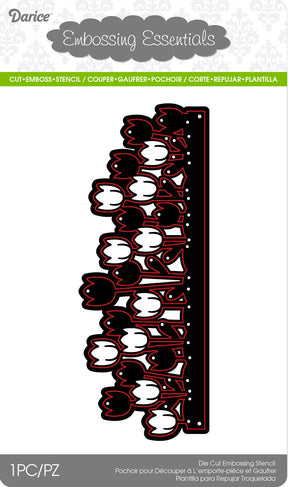Darice • Tulipany wycinane szablonowo 142x55mm