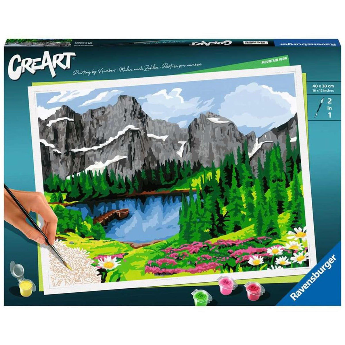 Widok na góry Ravensburger Creart