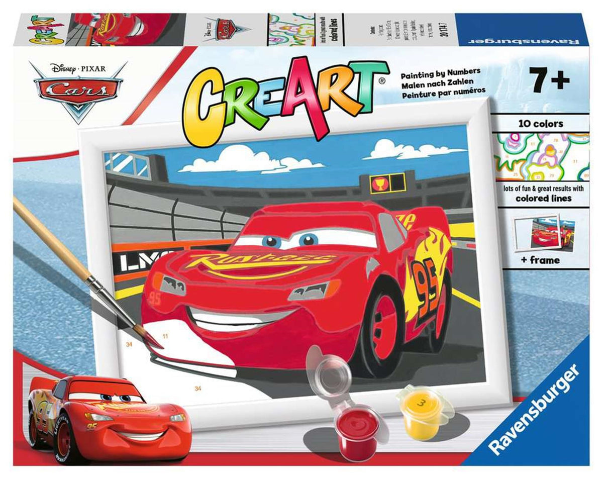 Twórczość Ravensburgera Lightning Mcqueen