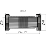 Plate Scoop Elvedes Twist Fit B86 BB92 Shimano