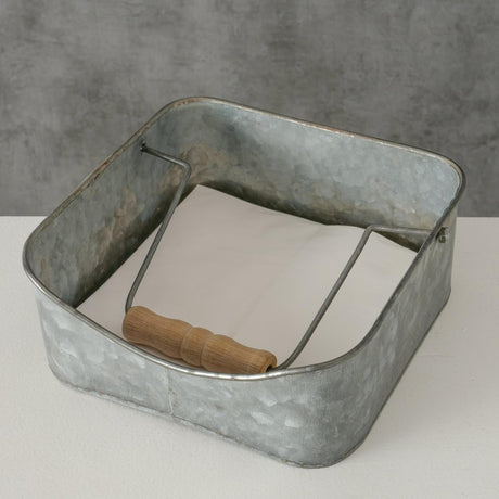 Uchwyt na serwetki Boltze jackson cynk 18x18x7cm