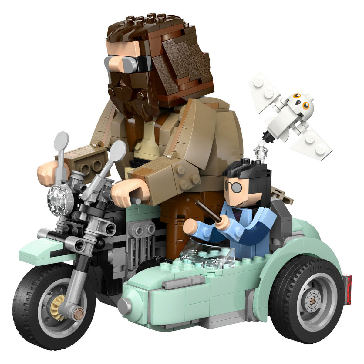 Lego Harry Potter™ Hagrid™ i magiczna przejażdżka motocyklem Harry’ego — 76443