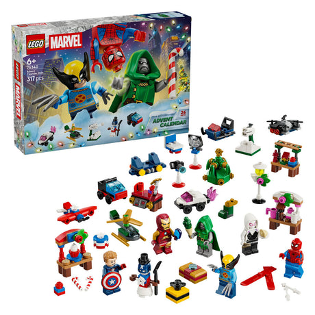 Lego ǀ marvel adventskalender 2026 superheld speelgoed voor kinderen 76340