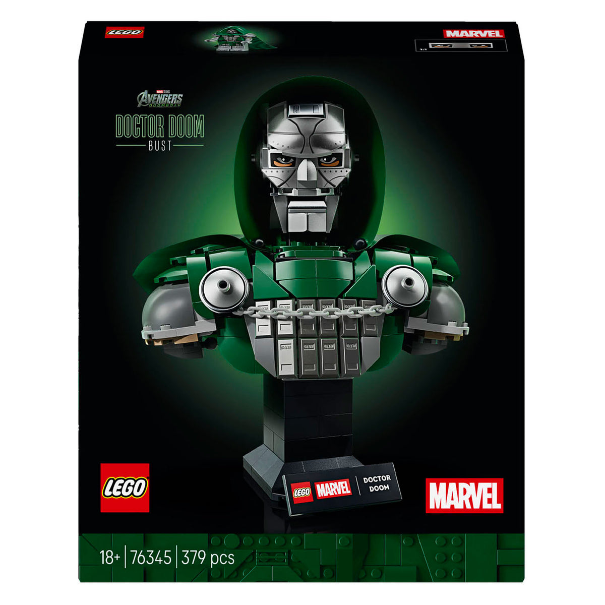 Lego tbc super heroes 76345 marvel avengers doomsday buste