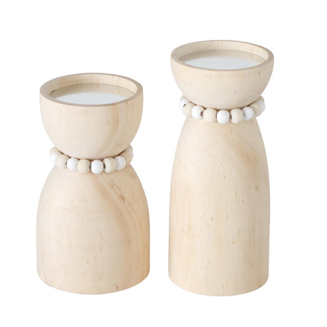 Zestaw 2 świeczników Boltze Home Kianos, ã˜8xh14 ã˜7xh17cm