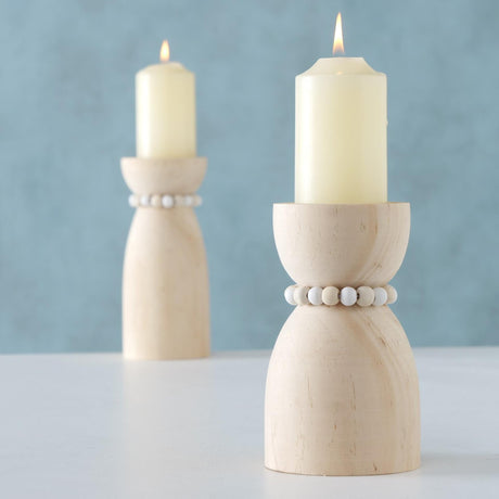 Zestaw 2 świeczników Boltze Home Kianos, ã˜8xh14 ã˜7xh17cm