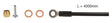 Elvedes Remlang Shimano BH90 Extra elastyczna czarna 4M