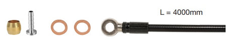 Elvedes Remlang Shimano BH90 Extra elastyczna czarna 4M