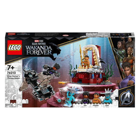 Lego Marvel - zabawka konstrukcyjna sali tronowej króla Namor (76213)