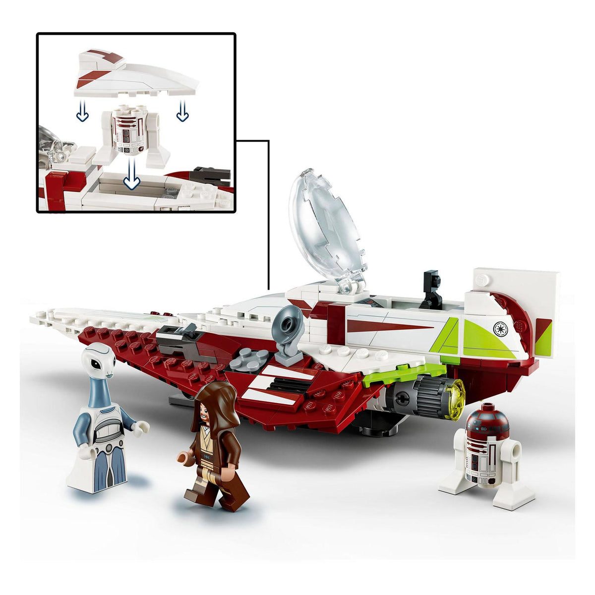 Lego Star Wars Myśliwiec Jedi od Obi-Wana Kenobiego - 75333