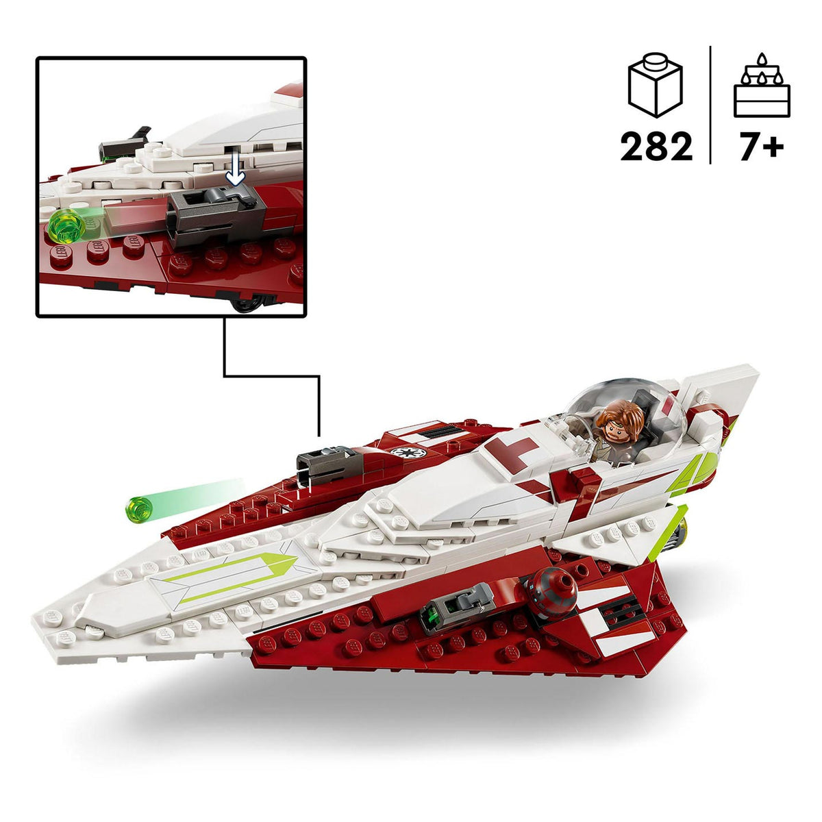 Lego Star Wars Myśliwiec Jedi od Obi-Wana Kenobiego - 75333