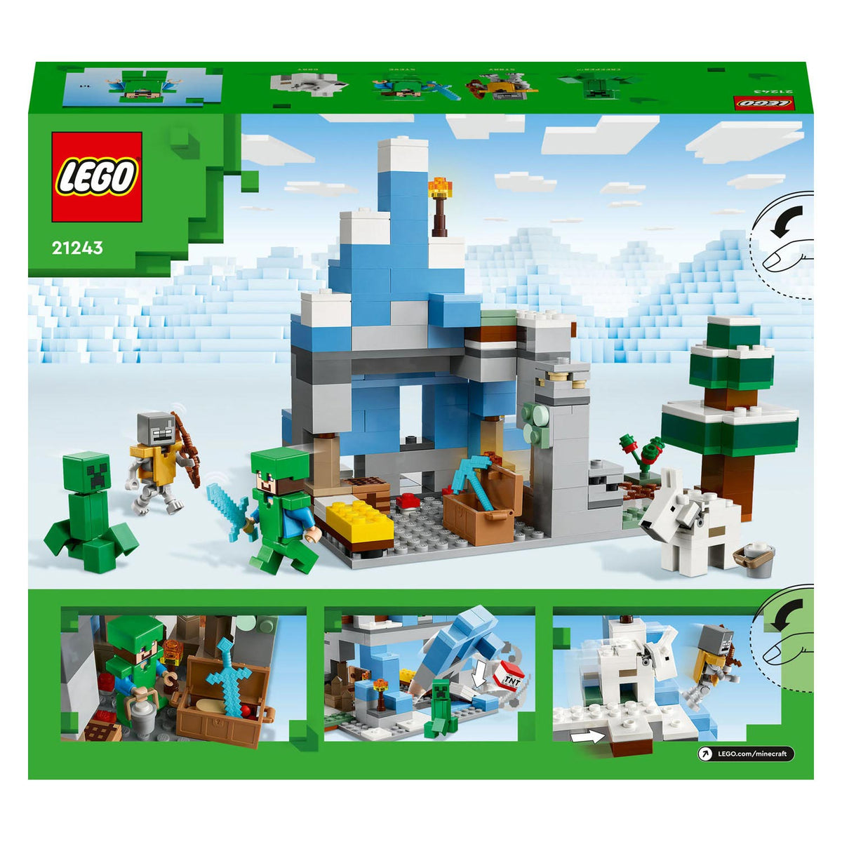 Lego Lego Minecraft 21243 Wskazówki dotyczące lodów