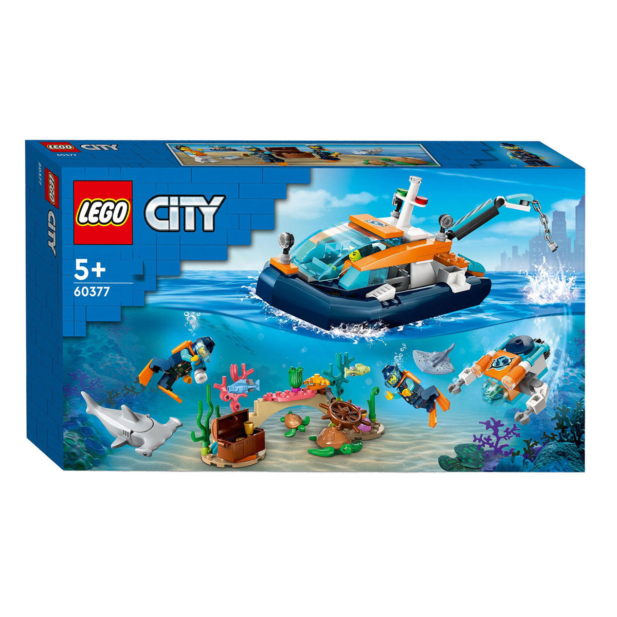 Lego Lego City 60377 Reconnaissance Nurving Boat