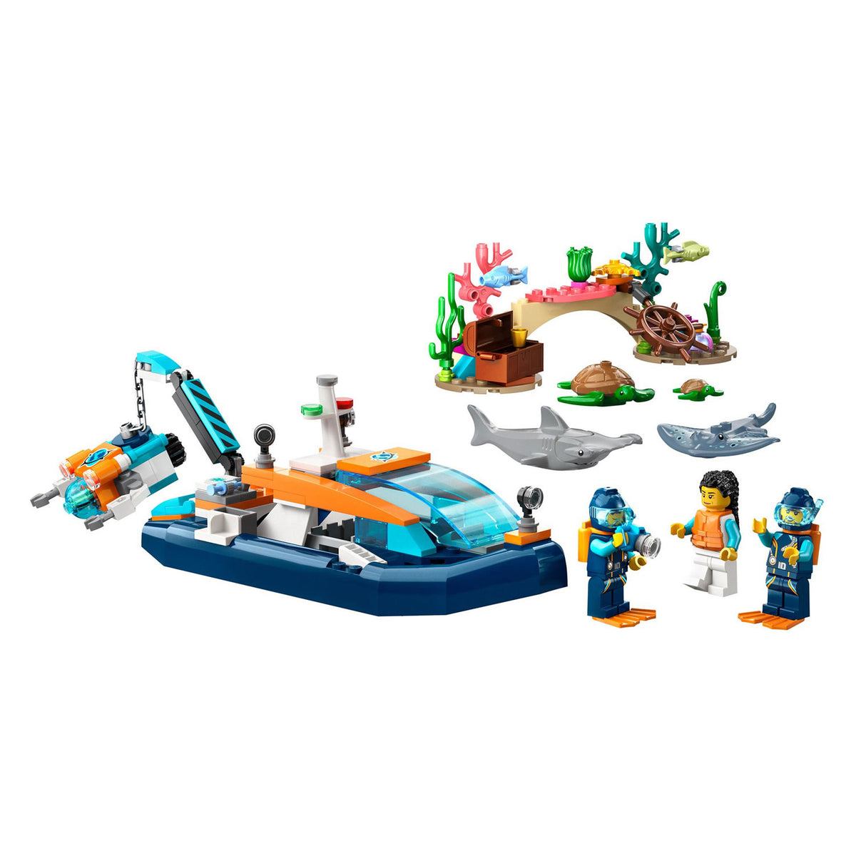 Lego Lego City 60377 Reconnaissance Nurving Boat