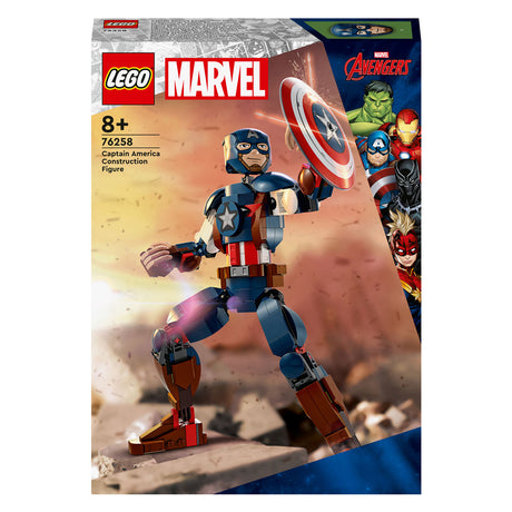 Figurka LEGO Super Heroes 76258 Kapitan Ameryka