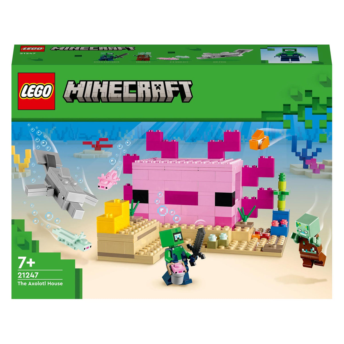 Lego Lego Minecraft 21247 Axolotlhuis