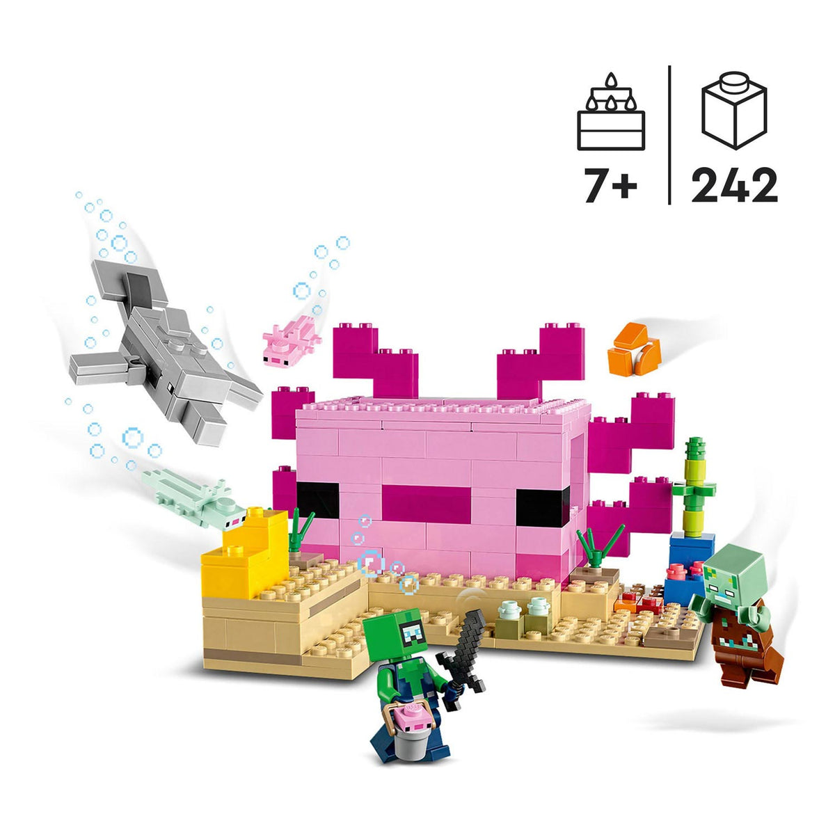 Lego Lego Minecraft 21247 Axolotlhuis