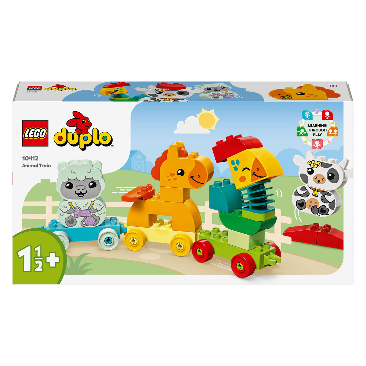 Lego duplo Mój pierwszy pociąg ze zwierzętami - 10412