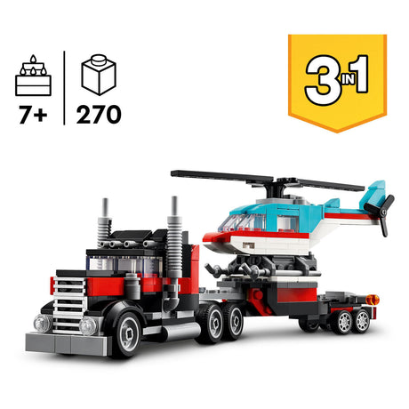 Lego Creator Ciężarówka 3w1 z helikopterem - 31146