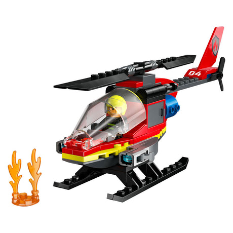 Lego miejski helikopter strażacki - 60411