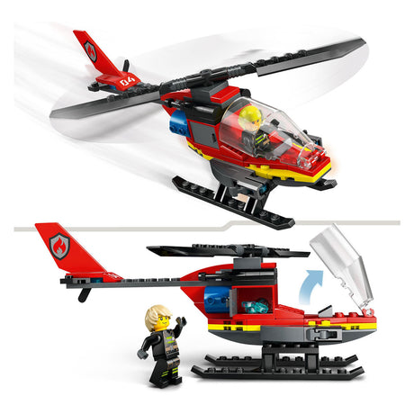 Lego miejski helikopter strażacki - 60411