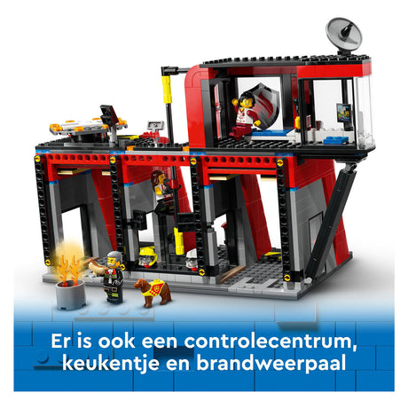 Lego City Remiza strażacka i wóz strażacki - 60414