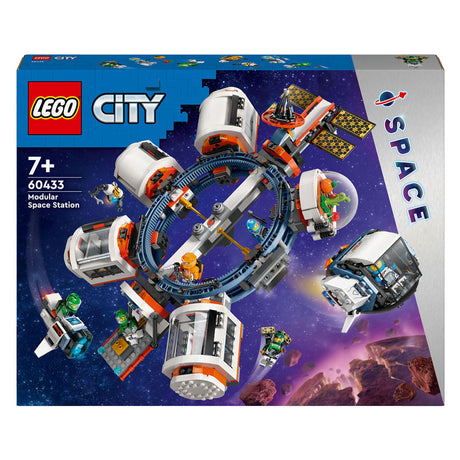 Lego city - modułowa zabawka do budowy stacji kosmicznej (60433)