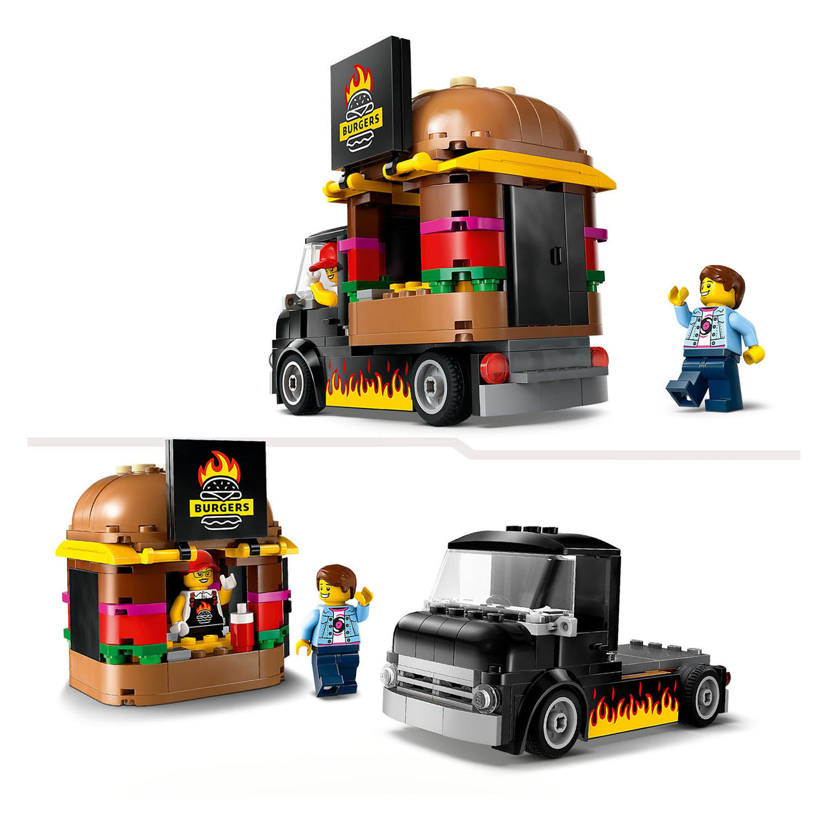 Lego City Ciężarówka z hamburgerami - 60404
