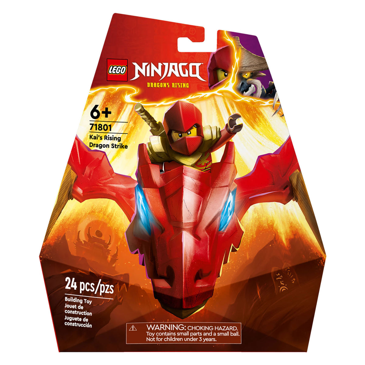 Lego Lego Ninjago 71801 Rising smok Attack Kai