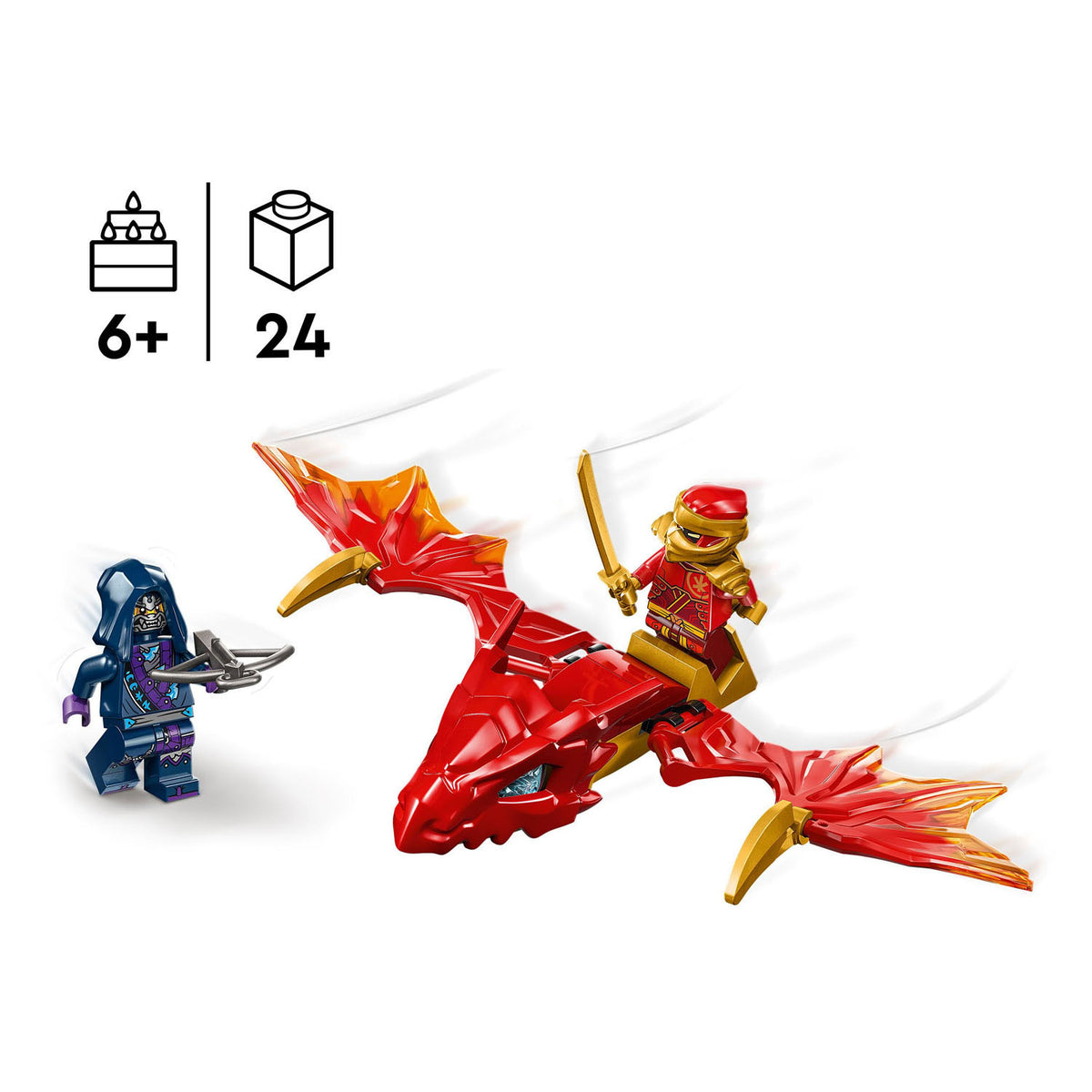 Lego Lego Ninjago 71801 Rising smok Attack Kai