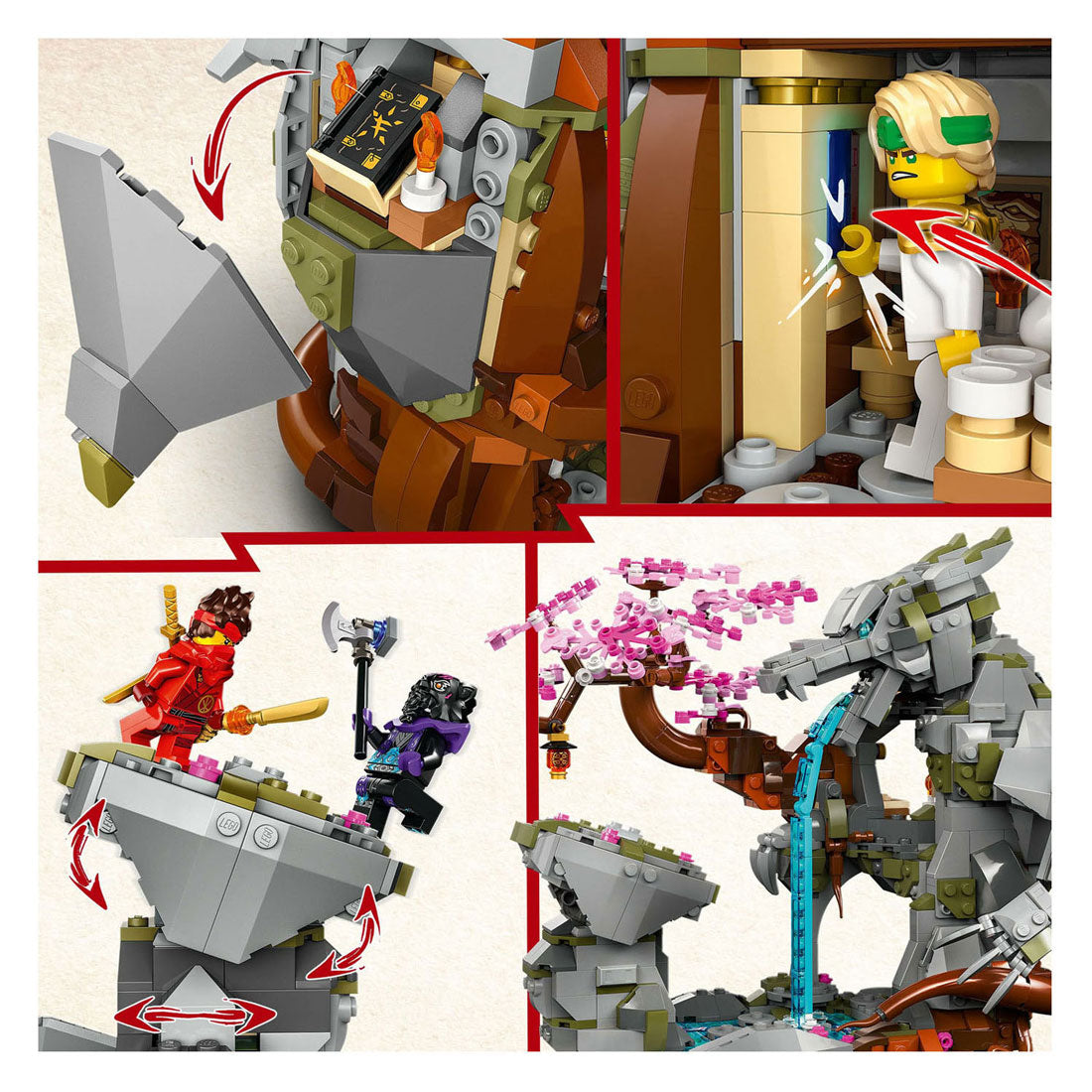 Lego Ninajago 71819 Ołtarz Stone Dragon