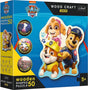 Puzzle Trefl - drewniane puzzle Psi Patrol - 50 elementów