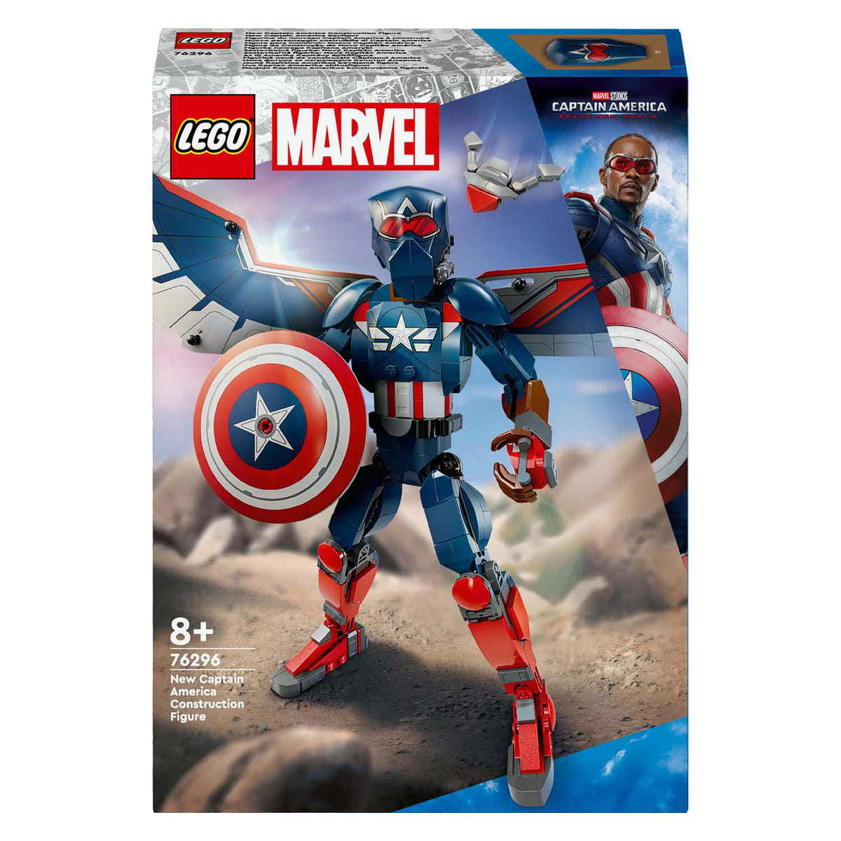 Figurka LEGO Marvel 76296 Kapitan Ameryka