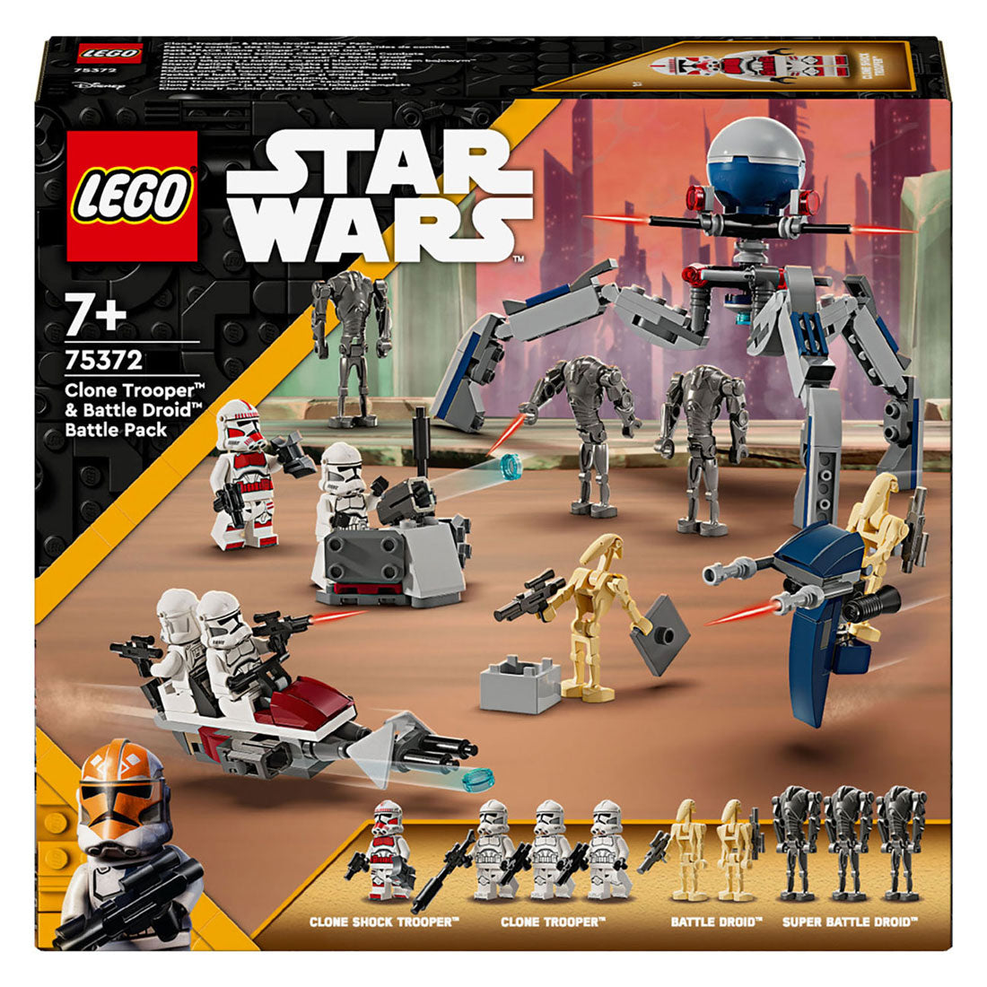Zestaw bojowy Lego Star Wars Clone Trooper™ Battle Droid™ — 75372