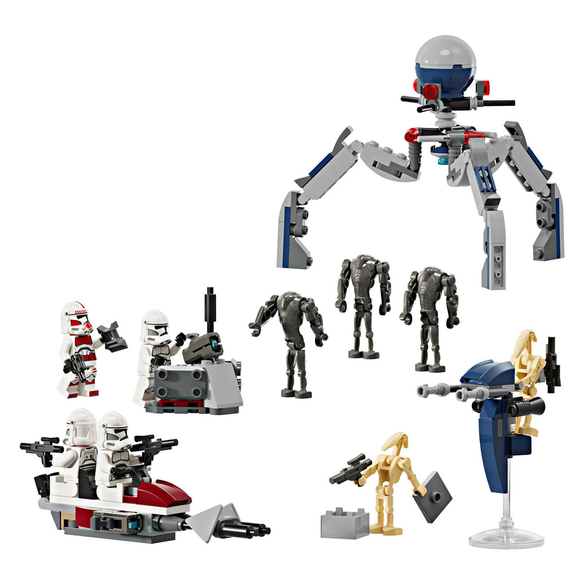 Zestaw bojowy Lego Star Wars Clone Trooper™ Battle Droid™ — 75372