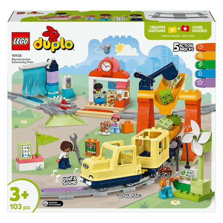 Lego Duplo Town 10428 duży interaktywny pociąg sąsiedzki