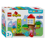 Lego Duplo - Zabawka konstrukcyjna ogrodu i domku na drzewie Świnki Peppy (10431)
