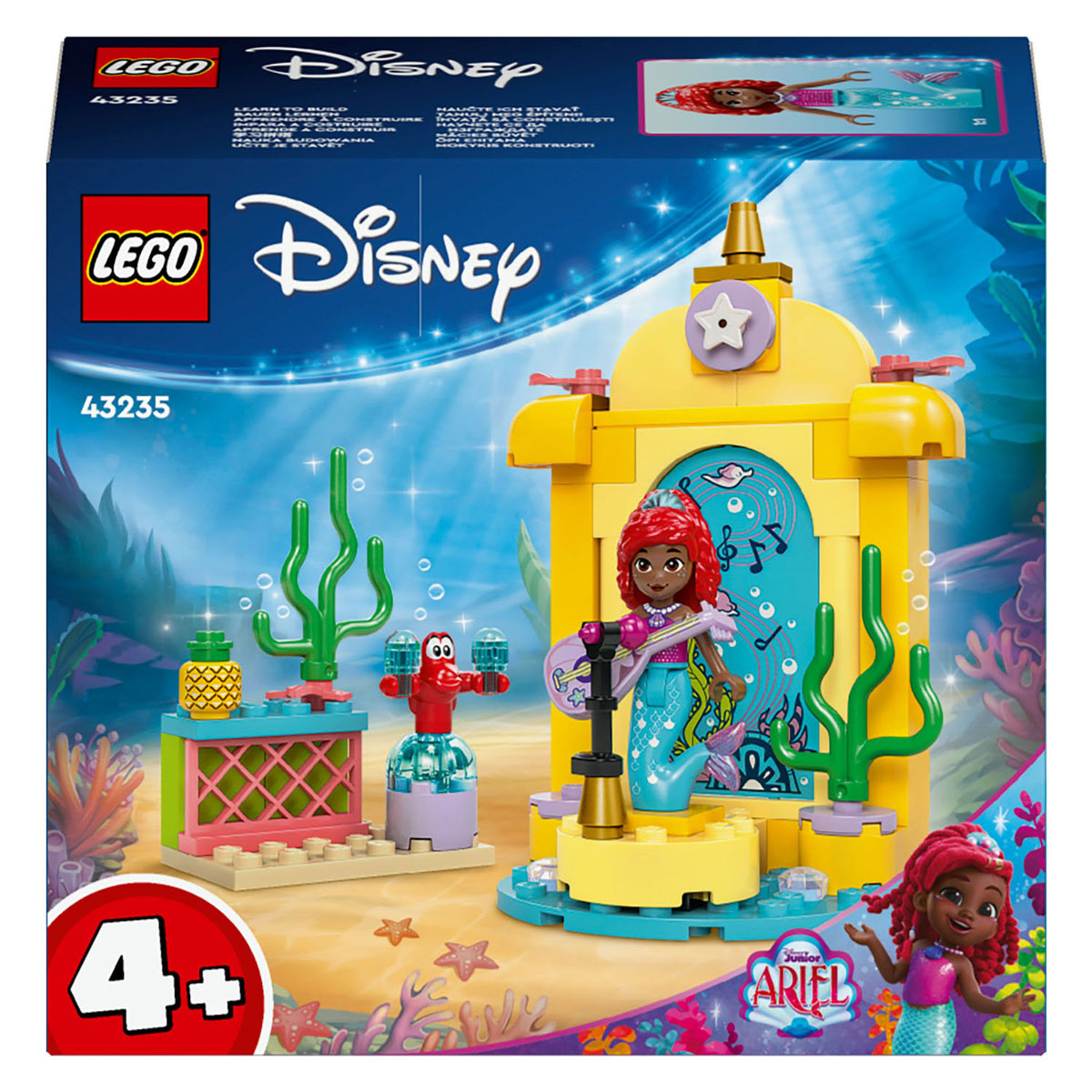Lego Disney Princess - zabawka konstrukcyjna sceny muzycznej Ariel (43235)