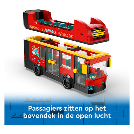 Czerwony piętrowy autobus turystyczny Lego City - 60407