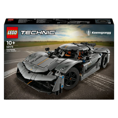 Lego Technic 42173 Koenigsegg Jesko Absolut Szary Hypercar