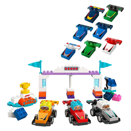 LEGO Duplo Town 10445 Samochody wyścigowe i kierowcy zespołu F1