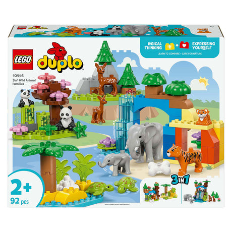 Lego duplo Town 10446 Rodziny dzikich zwierząt 3 w 1