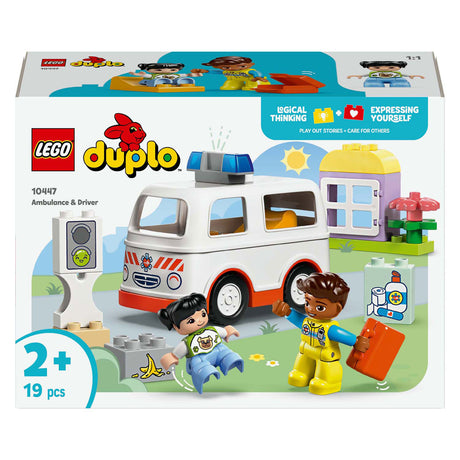 LEGO Duplo Town 10447 Ambulans z kierowcą
